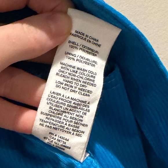 NWT Avec les filles tamra corduroy shirt jacket shacket small blue - Picture 8 of 10